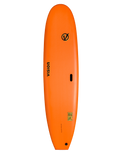 Shoot Out 7'6" Softboard in Orange & Flash Green Ripple