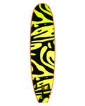 Shoot Out 7'6" Softboard in Orange & Flash Green Ripple