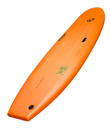 Shoot Out 7'6" Softboard in Orange & Flash Green Ripple