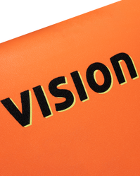 Shoot Out 7'6" Softboard in Orange & Flash Green Ripple