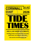 Cornish Coast Tide Times 2026 in Assorted