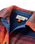 The Passenger Womens East Polar Fleece Shirt in Rich Navy & Red Ochre Check