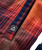 The Passenger Womens East Polar Fleece Shirt in Rich Navy & Red Ochre Check