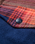 The Passenger Womens East Polar Fleece Shirt in Rich Navy & Red Ochre Check