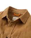 The Passenger Mens Backcountry Cord Light Shirt in Caramel