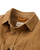 The Passenger Mens Backcountry Cord Light Shirt in Caramel