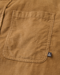 The Passenger Mens Backcountry Cord Light Shirt in Caramel