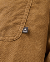 The Passenger Mens Backcountry Cord Light Shirt in Caramel