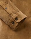 The Passenger Mens Backcountry Cord Light Shirt in Caramel