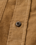 The Passenger Mens Backcountry Cord Light Shirt in Caramel