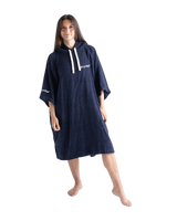 Organic Towel Robe in Navy