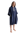 Organic Towel Robe in Navy