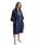 Organic Towel Robe in Navy