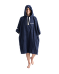 Organic Towel Robe in Navy
