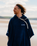 Organic Towel Robe in Navy