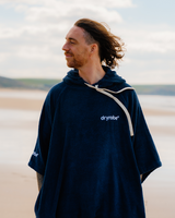 Organic Towel Robe in Navy