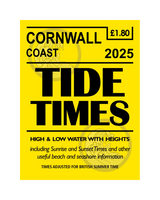 Cornish Coast Tide Times 2025 in Assorted
