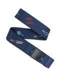 Save The Waves Belt in Navy