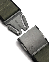 The Arcade Blackwood Belt in Ivy Green & Black