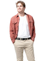 The Arcade Blackwood Belt in Ivy Green & Black