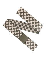 The Arcade Check Belt in Crocodile & Khaki