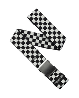 The Arcade Check Belt in Black & Glacial