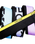 Sierra Slim Belt in Acid Fade & Purple
