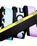 Sierra Slim Belt in Acid Fade & Purple