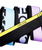 Sierra Slim Belt in Acid Fade & Purple