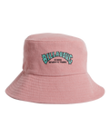 The Billabong Womens Set The Wave Bucket Hat in Chalk Pink