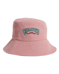 The Billabong Womens Set The Wave Bucket Hat in Chalk Pink