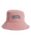 The Billabong Womens Set The Wave Bucket Hat in Chalk Pink