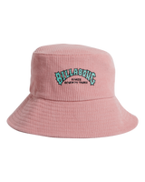 The Billabong Womens Set The Wave Bucket Hat in Chalk Pink