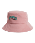 The Billabong Womens Set The Wave Bucket Hat in Chalk Pink