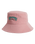 The Billabong Womens Set The Wave Bucket Hat in Chalk Pink