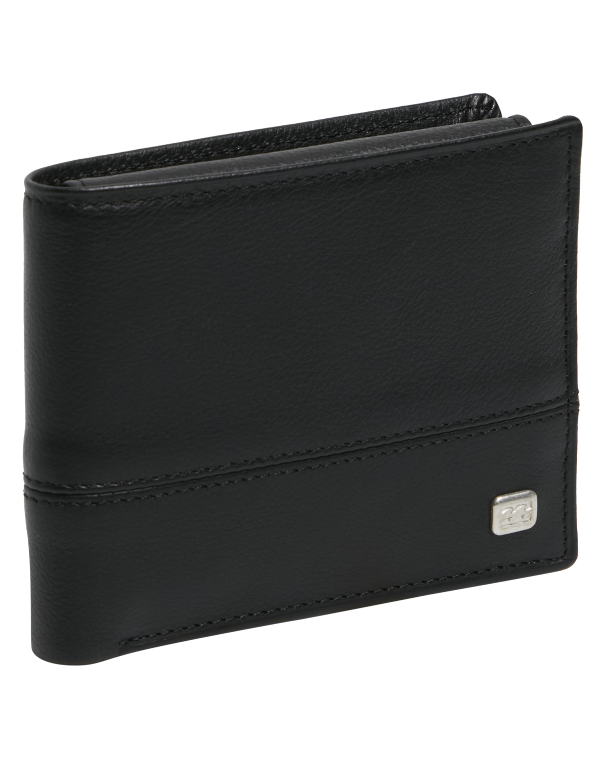 The Billabong Mens Dimension 2IN1 Leather Wallet in Black