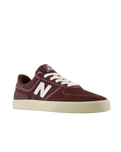 NB Numeric 272 Shoes in Burgundy & White