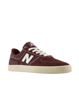 NB Numeric 272 Shoes in Burgundy & White