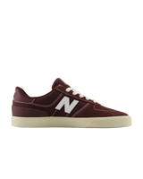 NB Numeric 272 Shoes in Burgundy & White