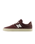 NB Numeric 272 Shoes in Burgundy & White