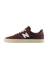 NB Numeric 272 Shoes in Burgundy & White