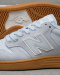 Numeric 480 Shoes in Baby Blue & Gum