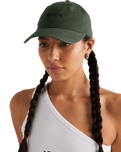 The RVCA Womens RVCA Cap in Olive