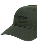 The RVCA Womens RVCA Cap in Olive
