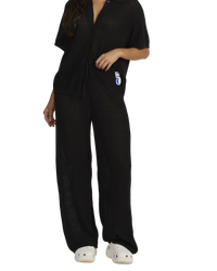 The RVCA Womens Fade Holiday Trousers in Black