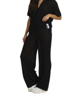 The RVCA Womens Fade Holiday Trousers in Black