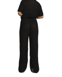 The RVCA Womens Fade Holiday Trousers in Black