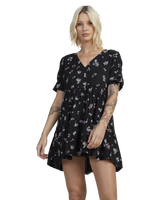 The RVCA Womens Sprinkle Vienna Dress in RVCA Black