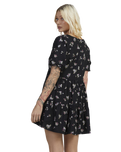 The RVCA Womens Sprinkle Vienna Dress in RVCA Black
