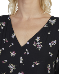 The RVCA Womens Sprinkle Vienna Dress in RVCA Black